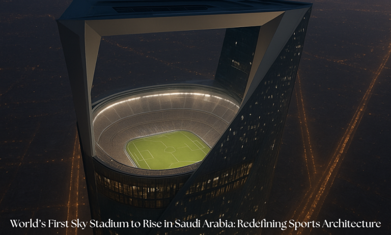 World’s First Sky Stadium to Rise in Saudi Arabia Redefining Sports Architecture