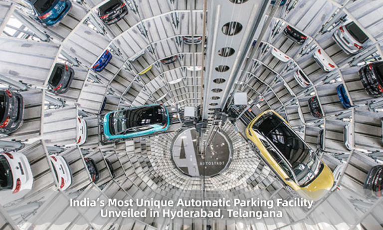 India’s Most Unique Automatic Parking Facility Unveiled in Hyderabad, Telangana
