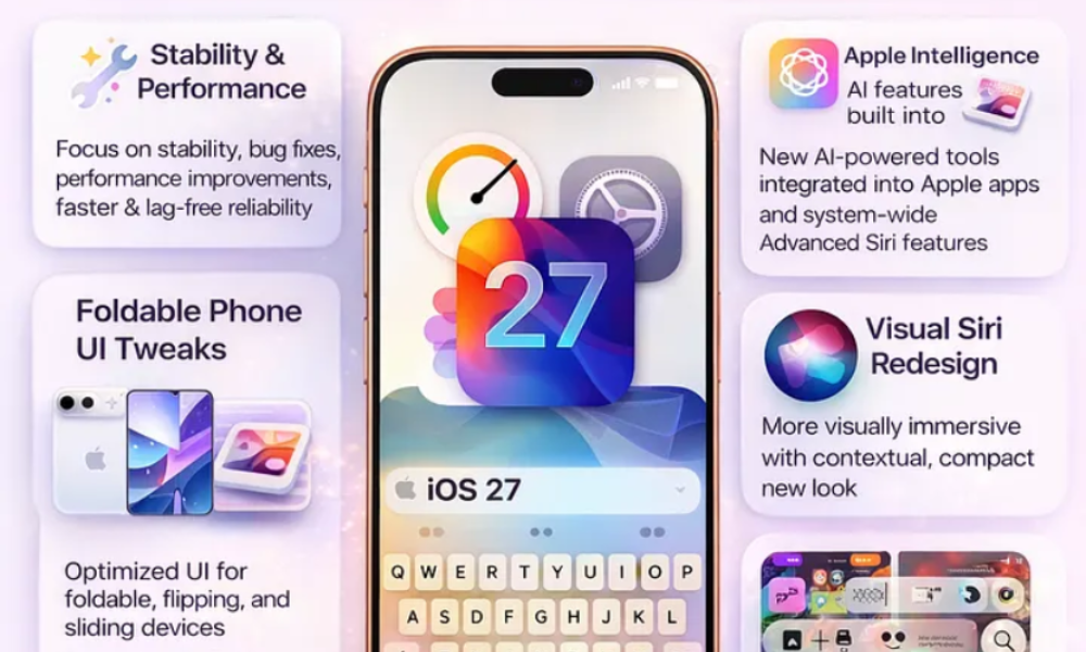 Apple Announces WWDC 2026 iOS Updates, iPhone Features & What to Expect from iOS 27,Siri Revamp
