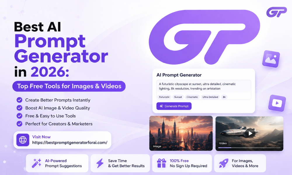 Best AI Prompt Generator in 2026 Top Free Tools for Images & Videos