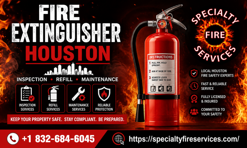 Reliable Fire Extinguisher Refill & Maintenance Services in Houston