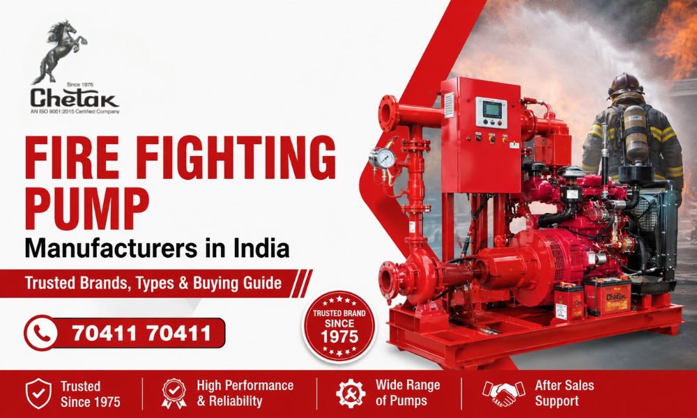 Top Fire Fighting Pump Manufacturers in India Trusted Brands, Types & Buying Guide