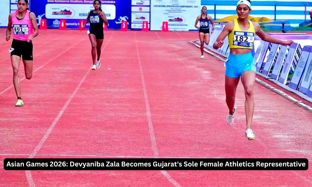 Asian Games 2026 Devyaniba Zala Becomes Gujarat's Sole Female Athletics Representative