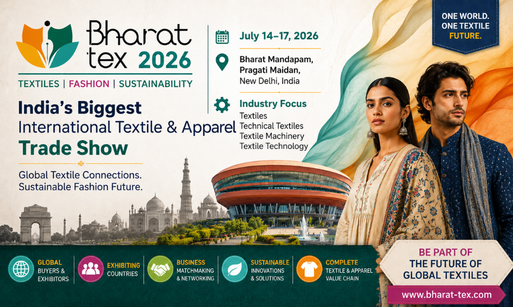 Bharat Tex 2026 India’s Biggest International Textile & Apparel Trade Show Set for New Delhi