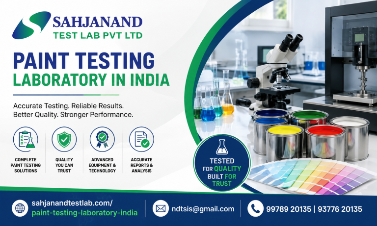 Best Paint Testing Laboratory Providing Accurate Paint Quality Testing