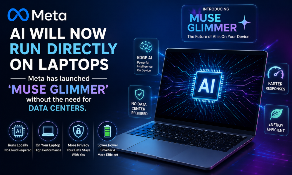 AI Will Now Run Directly on Laptops Meta Launches 'Muse Glimmer' Without the Need for Data Centers