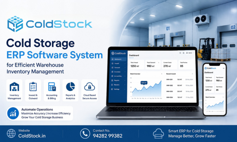 ColdStock – Cold Storage ERP Software System for Efficient Warehouse Inventory Management