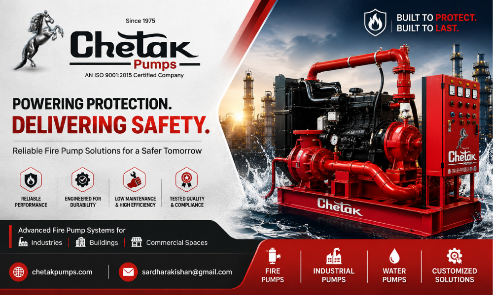 Why Reliable Fire Pump Manufacturers and Suppliers Matter for Effective Fire Safety in India