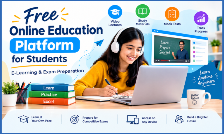 Free Online Education Platform for Students - E-Learning & Exam Preparation